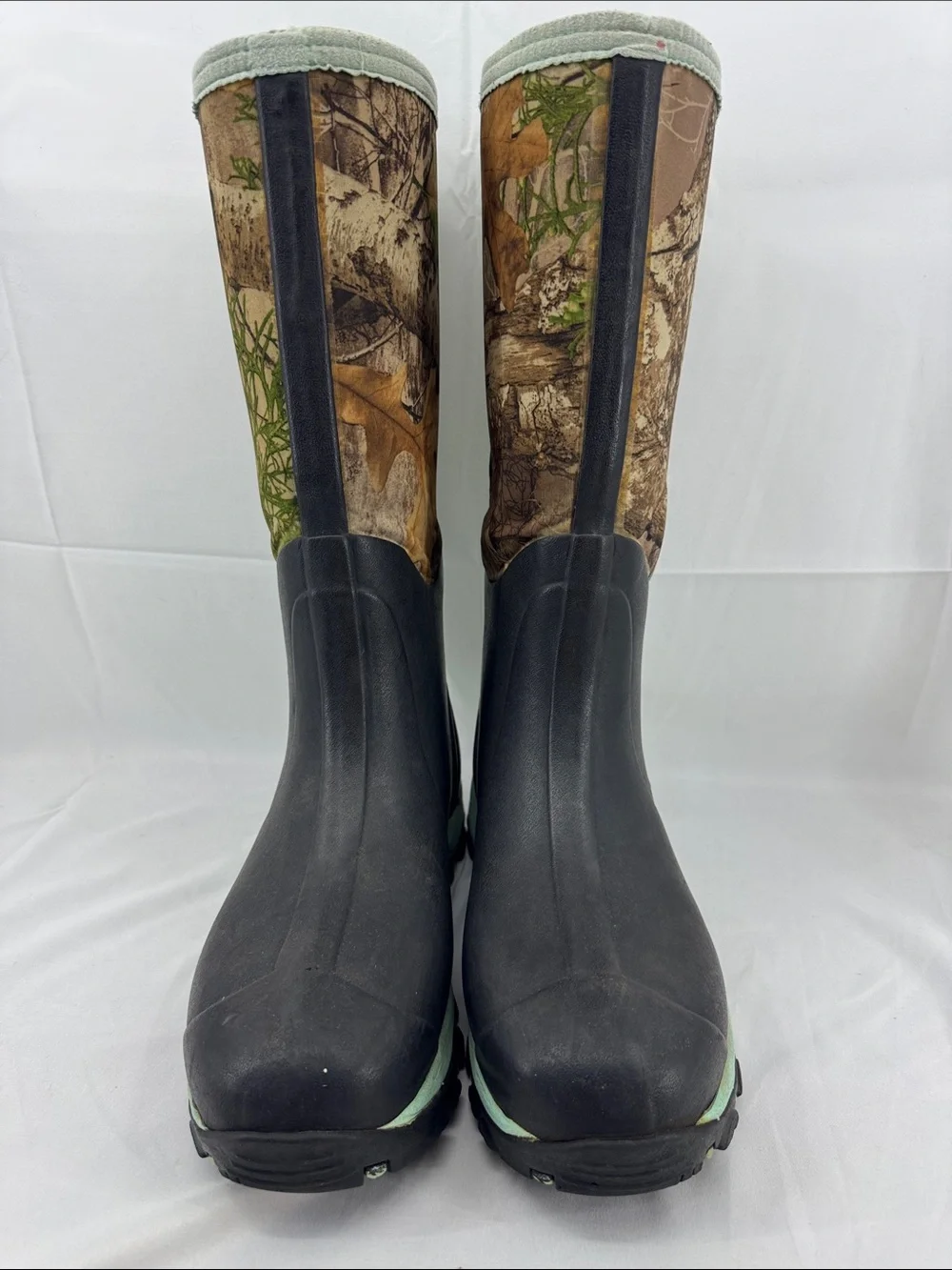 TideWe Real Tree Camo Mens Neoprene Rubber Wader Hunting Tall Boots, est sz 9